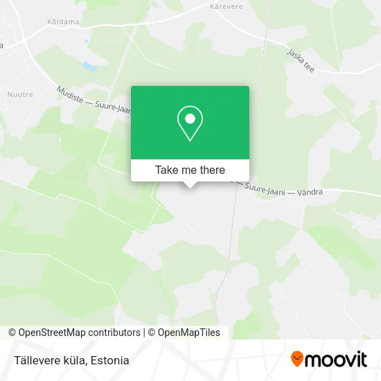 Tällevere küla map