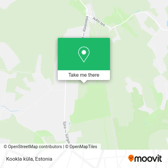 Карта Kookla küla