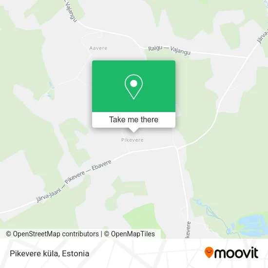 Pikevere küla map