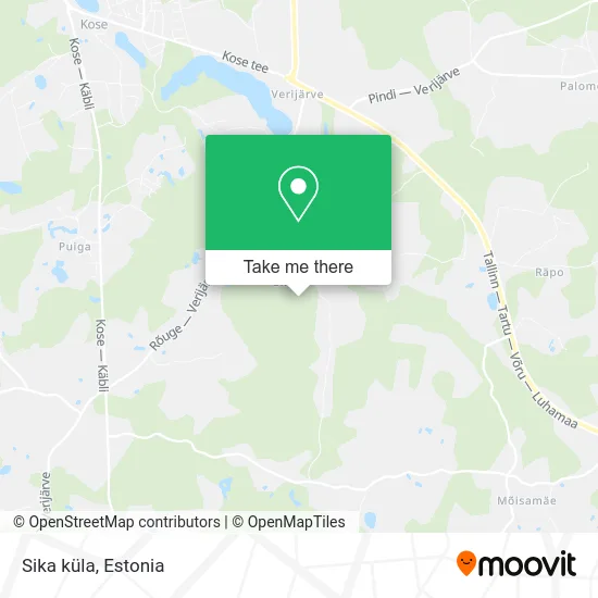 Карта Sika küla