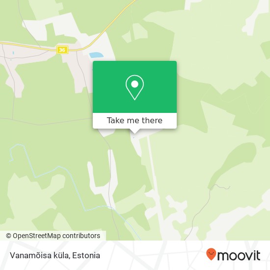 Vanamõisa küla map