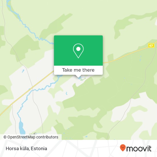 Horsa küla map