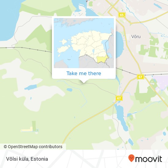 Võlsi küla map