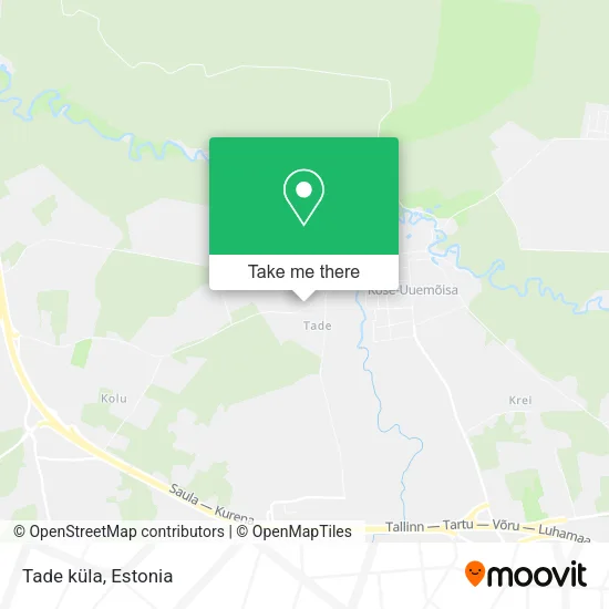 Tade küla map