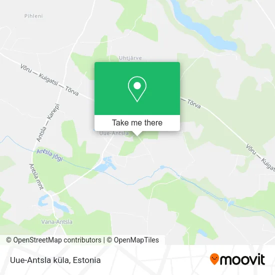Uue-Antsla küla map