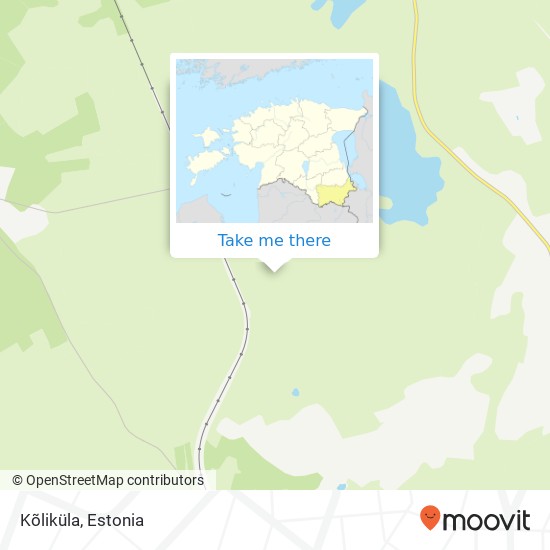 Карта Kõliküla