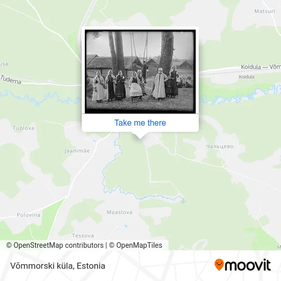 Карта Võmmorski küla