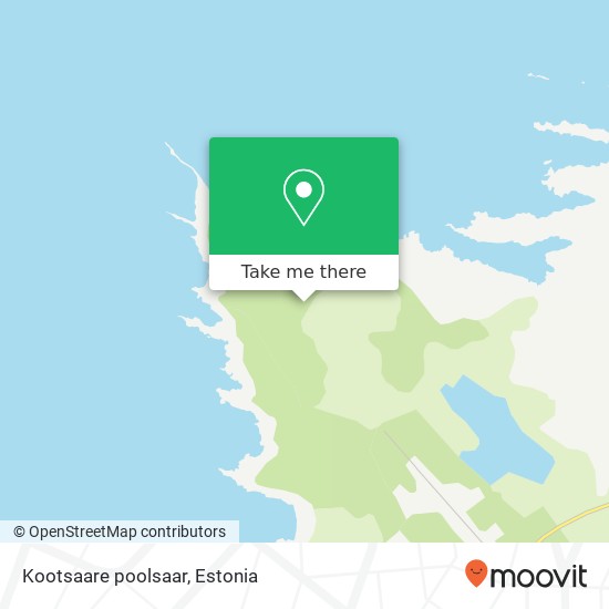 Kootsaare poolsaar map