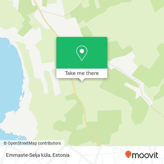 Карта Emmaste-Selja küla