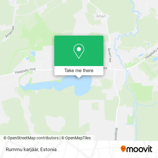 Карта Rummu karjäär