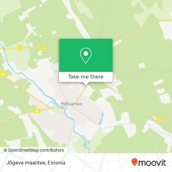 Jõgeva maantee map