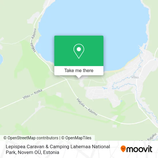 Lepispea Caravan & Camping Lahemaa National Park, Novem OÜ map