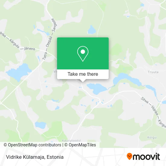 Vidrike Külamaja map