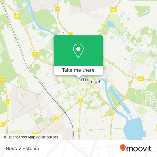Карта Gustav, Ülikooli 11 51003 Tartu