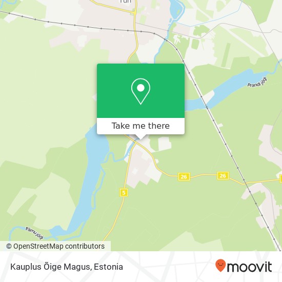 Kauplus Õige Magus, Viljandi 1A 72101 Türi map