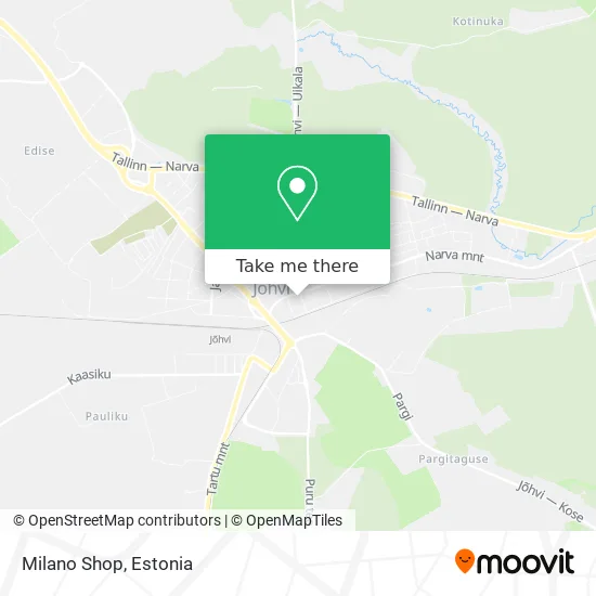 Milano Shop map