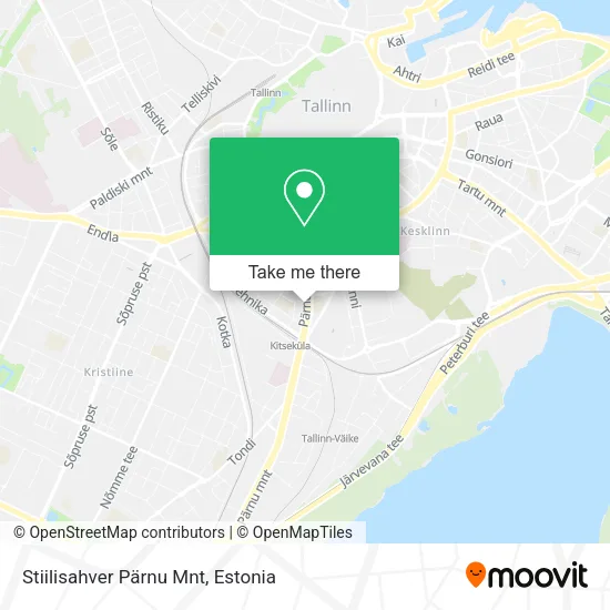 Карта Stiilisahver Pärnu Mnt