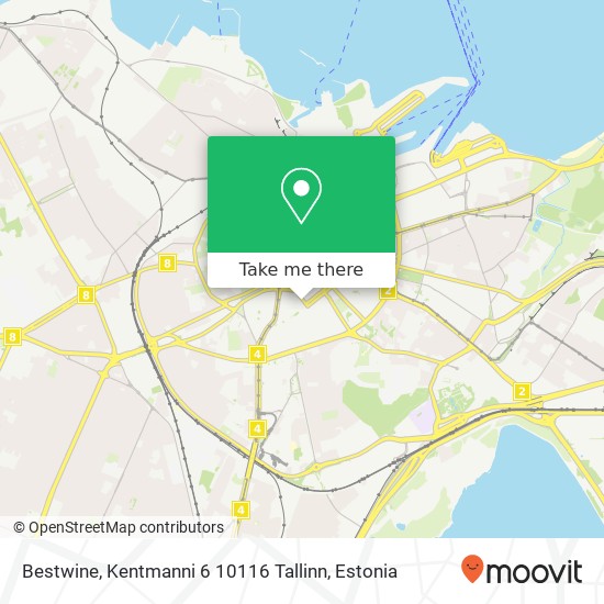Bestwine, Kentmanni 6 10116 Tallinn map
