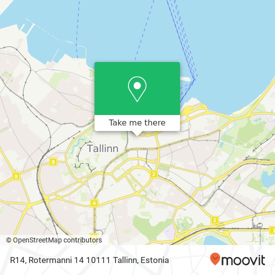 R14, Rotermanni 14 10111 Tallinn map