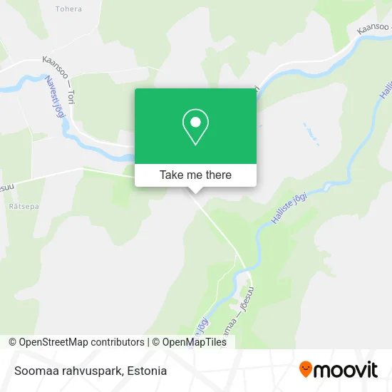 Карта Soomaa rahvuspark