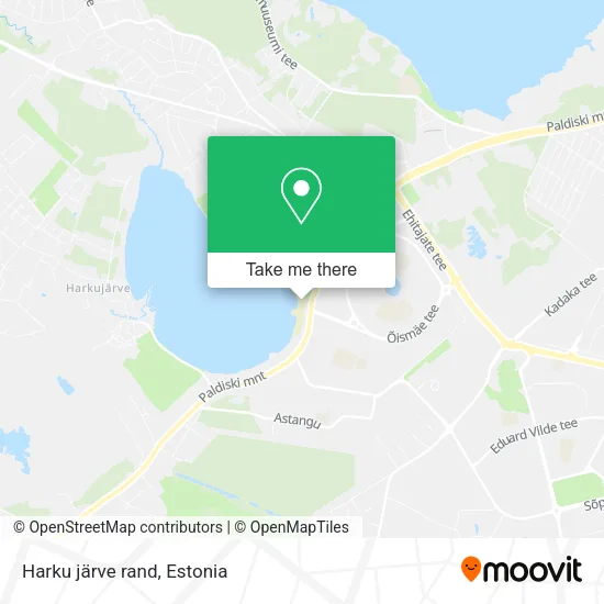 Harku järve rand map