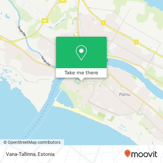 Карта Vana-Tallinna
