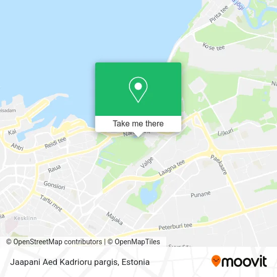 Jaapani Aed Kadrioru pargis map