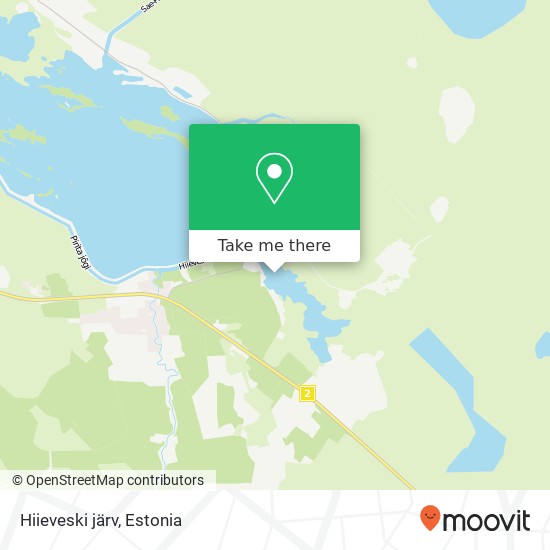 Hiieveski järv map