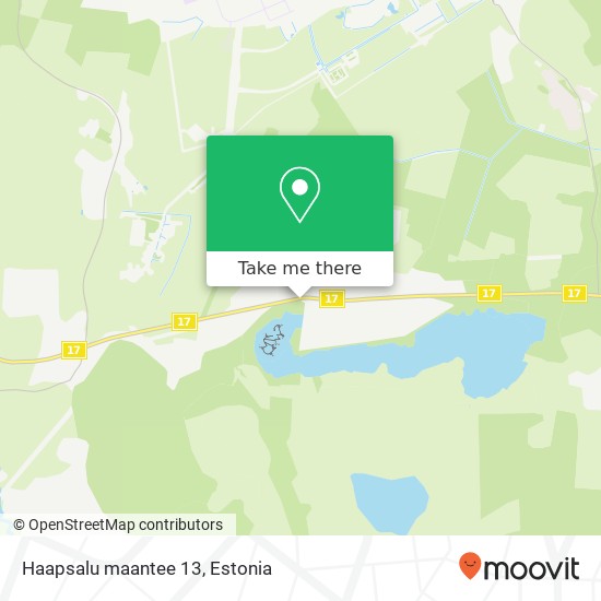 Карта Haapsalu maantee 13