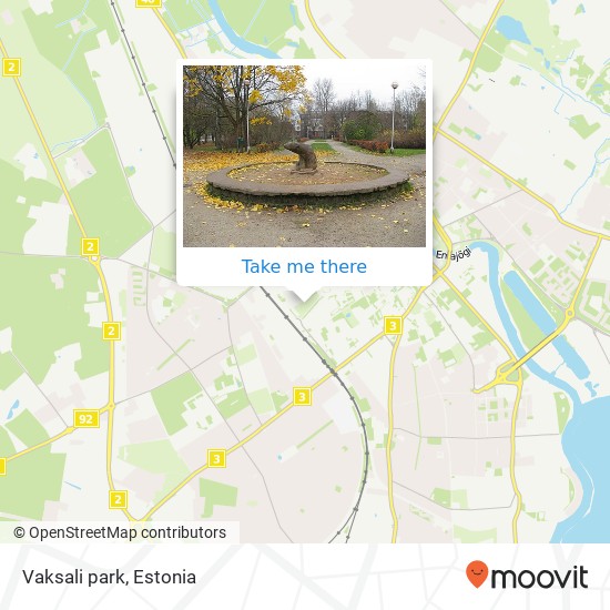 Карта Vaksali park
