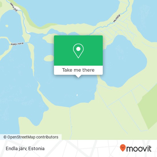 Endla järv map