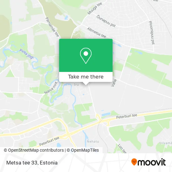 Карта Metsa tee 33