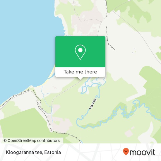 Kloogaranna tee map