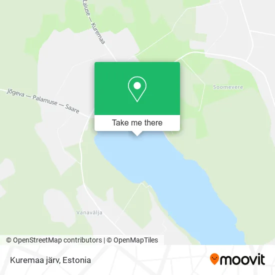 Карта Kuremaa järv