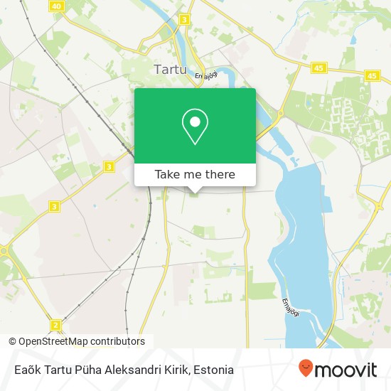 Eaõk Tartu Püha Aleksandri Kirik map