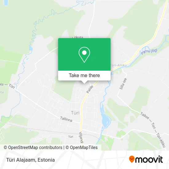 Карта Türi Alajaam
