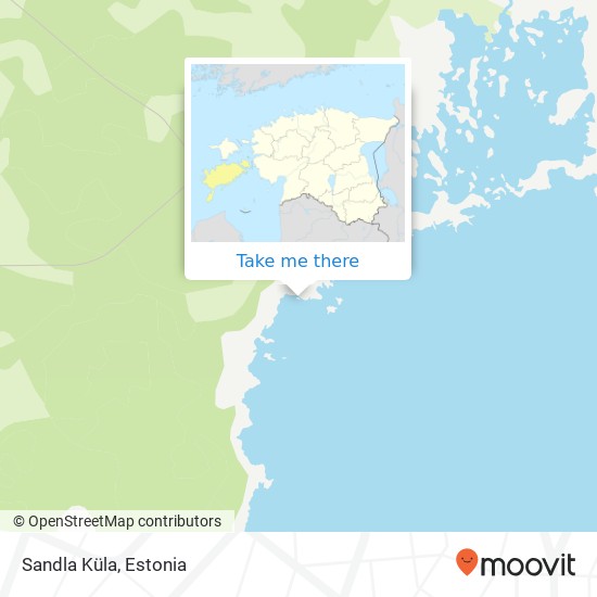 Sandla Küla map