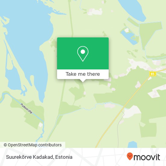 Suurekõrve Kadakad map