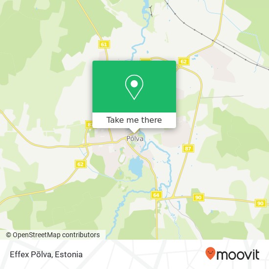 Карта Effex Põlva
