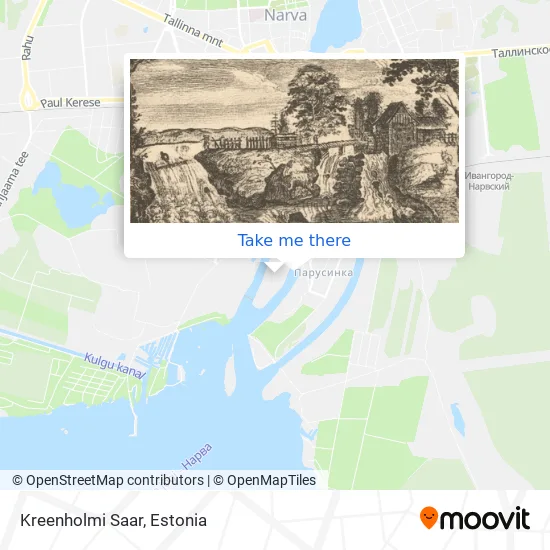 Карта Kreenholmi Saar