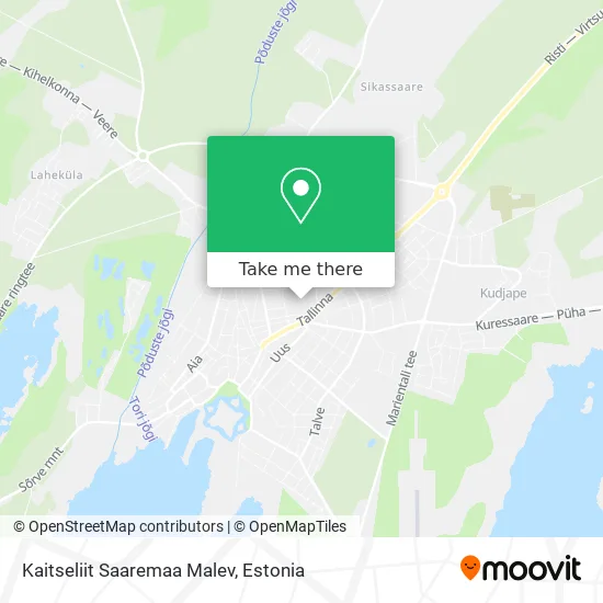 Карта Kaitseliit Saaremaa Malev