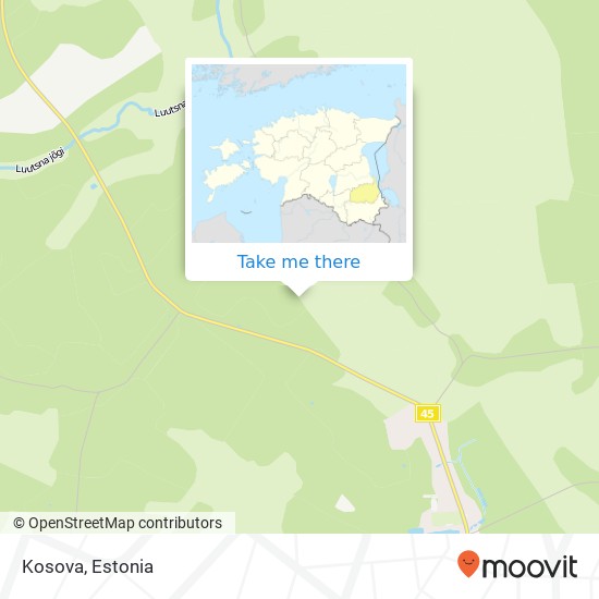 Kosova map