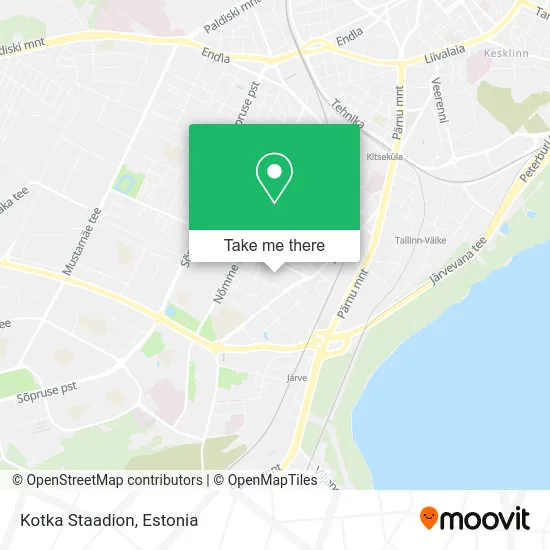 Карта Kotka Staadion