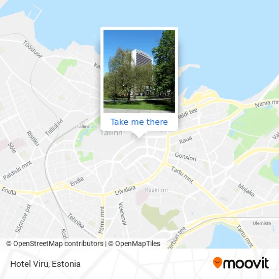 Карта Hotel Viru