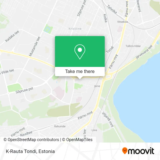 K-Rauta Tondi map