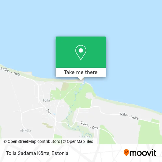 Карта Toila Sadama Kõrts