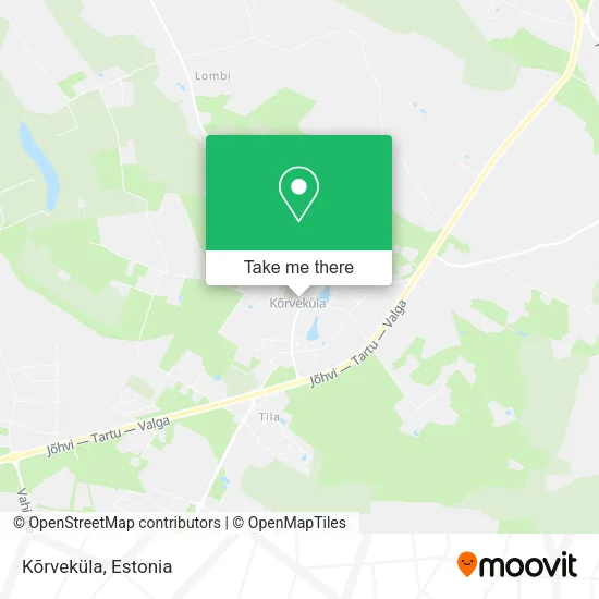 Карта Kõrveküla