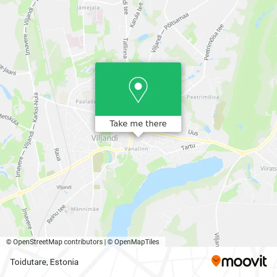 Карта Toidutare