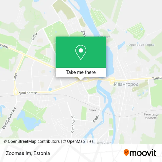 Карта Zoomaailm