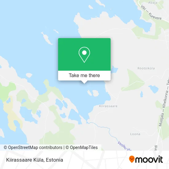 Карта Kiirassaare Küla